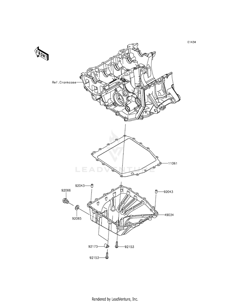 Oil Pan Schematic