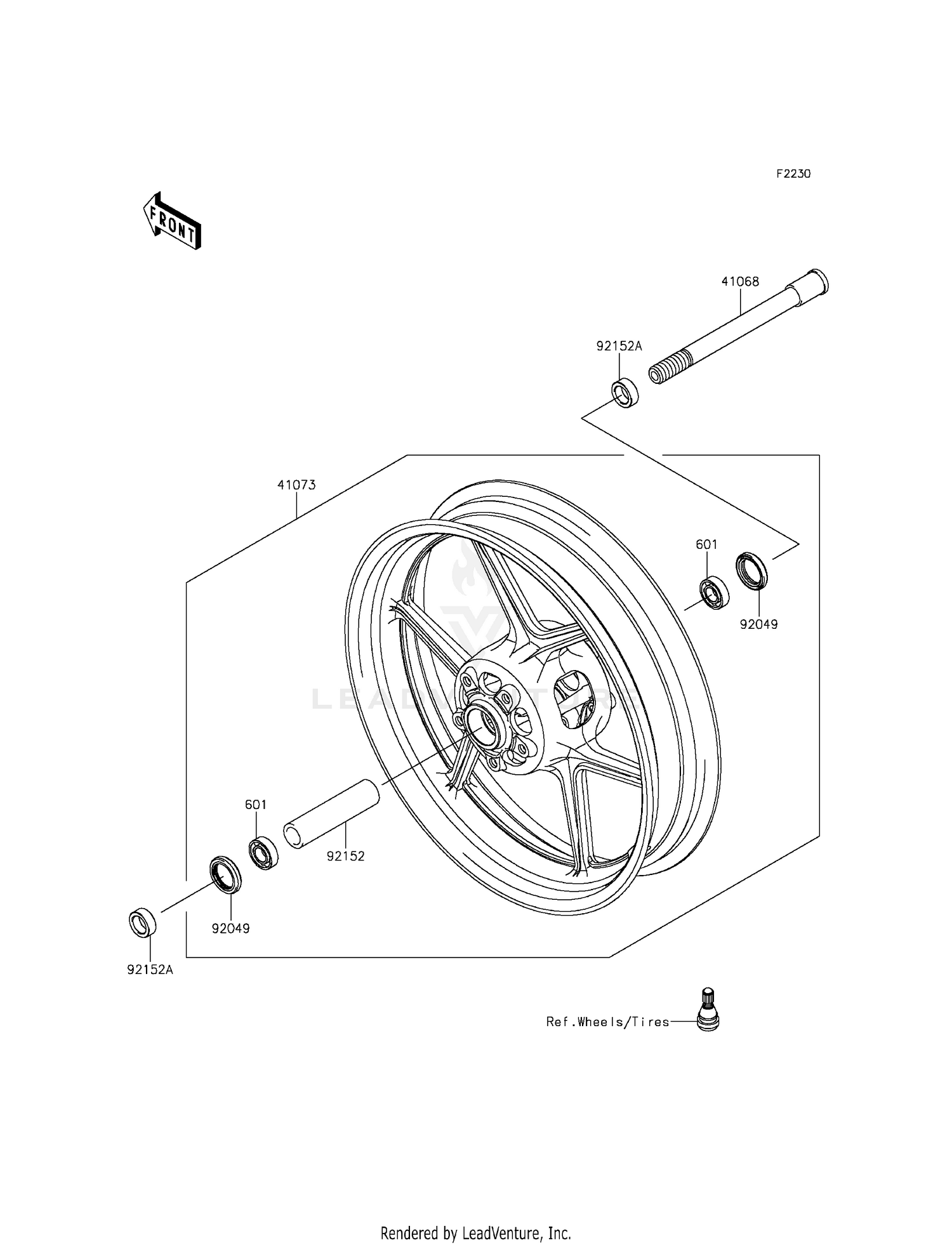 FRONT HUB