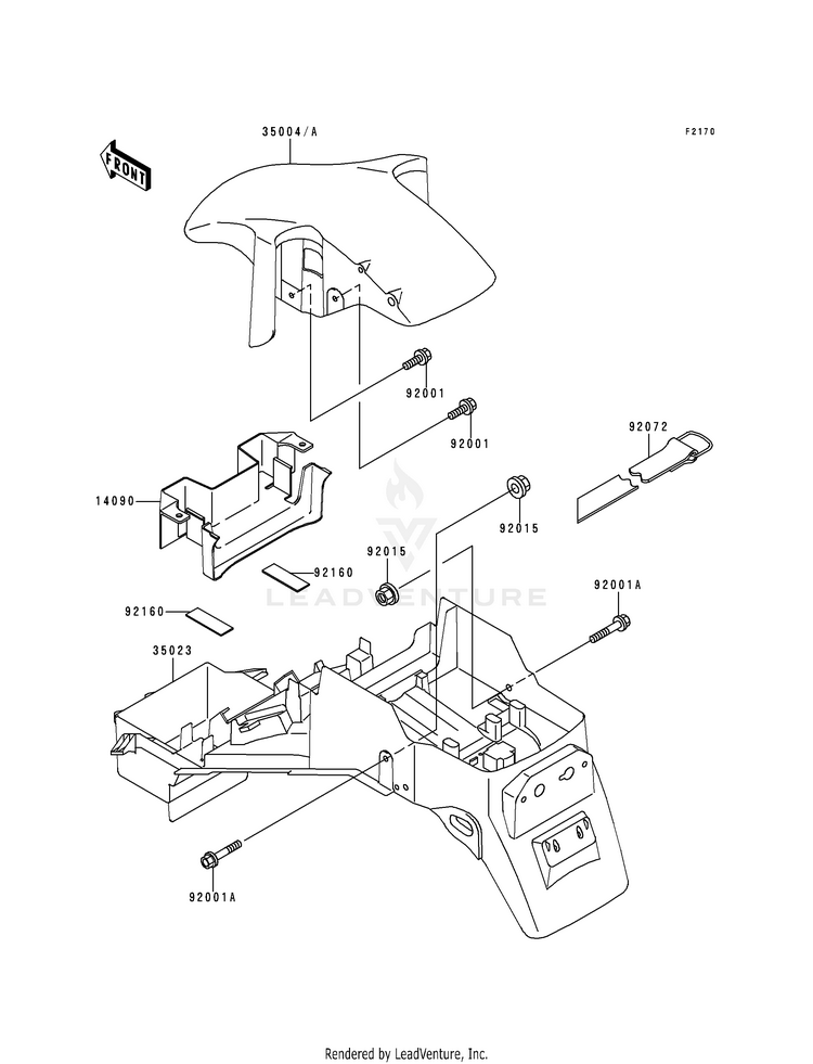 Fenders (Zx600-F1) Schematic