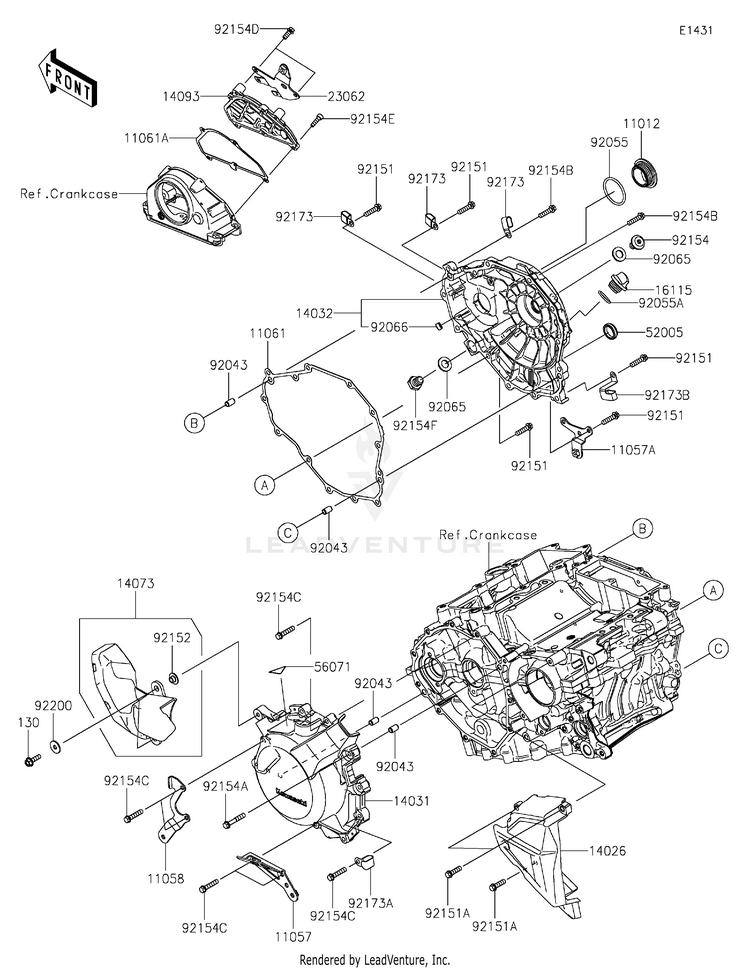 Engine Cover(S) Schematic
