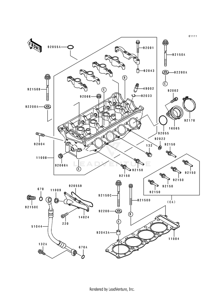 Cylinder Head Schematic