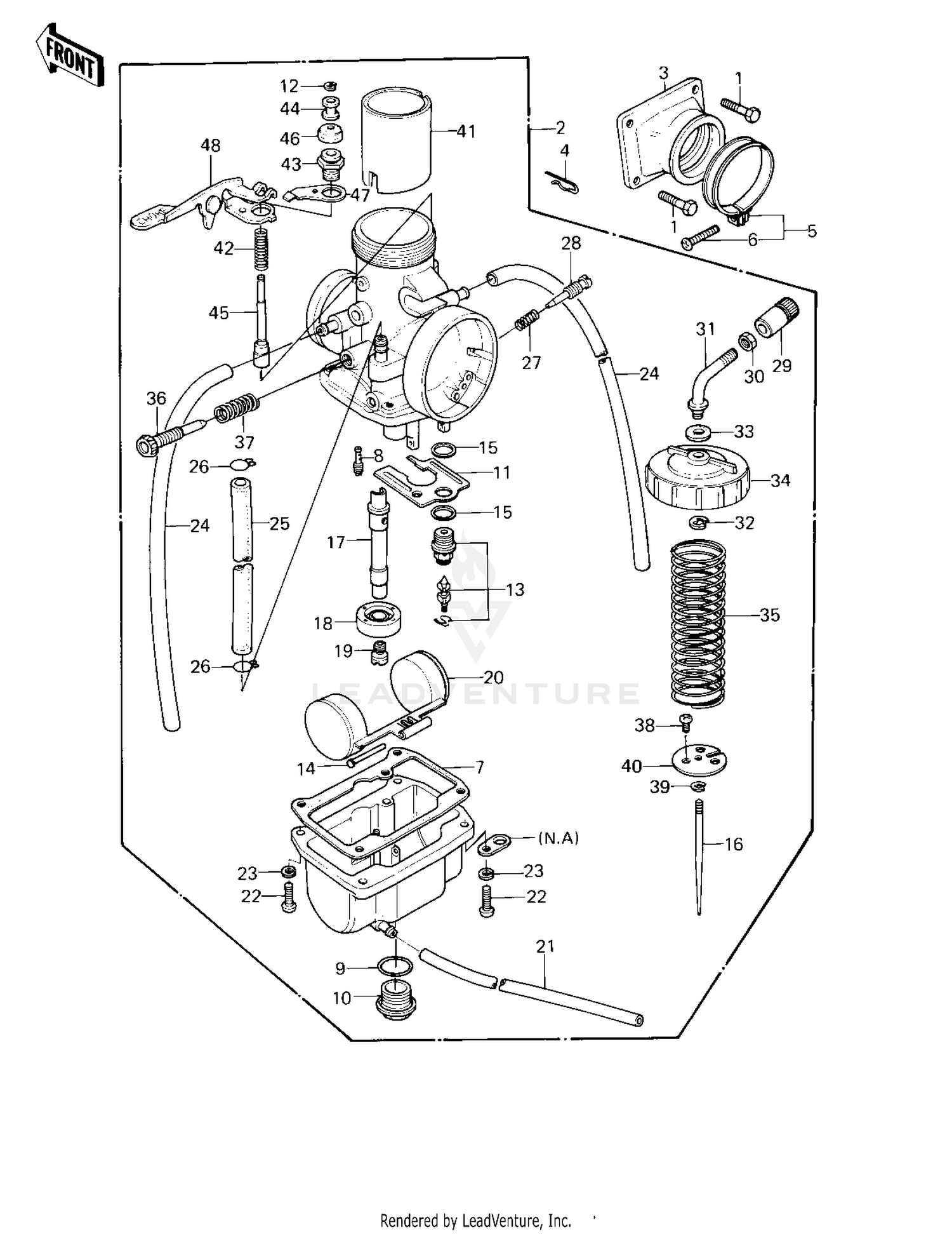 CARBURETOR ('80 A1)