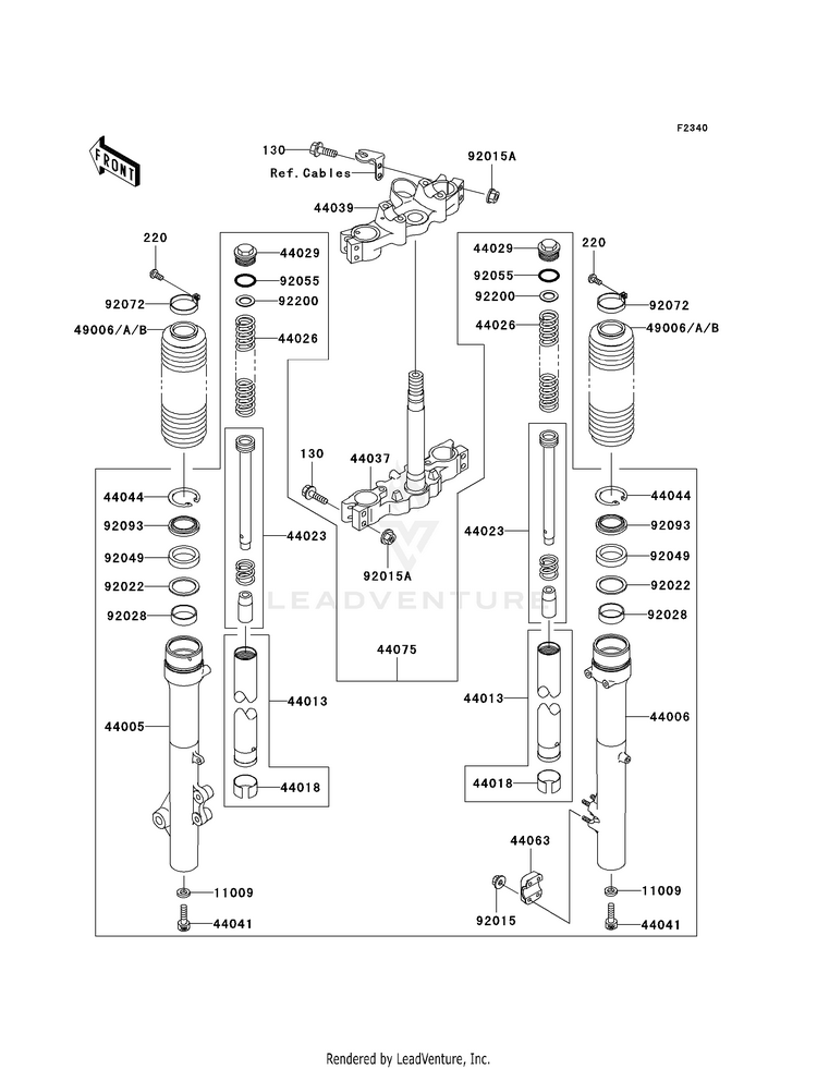Front Fork Schematic