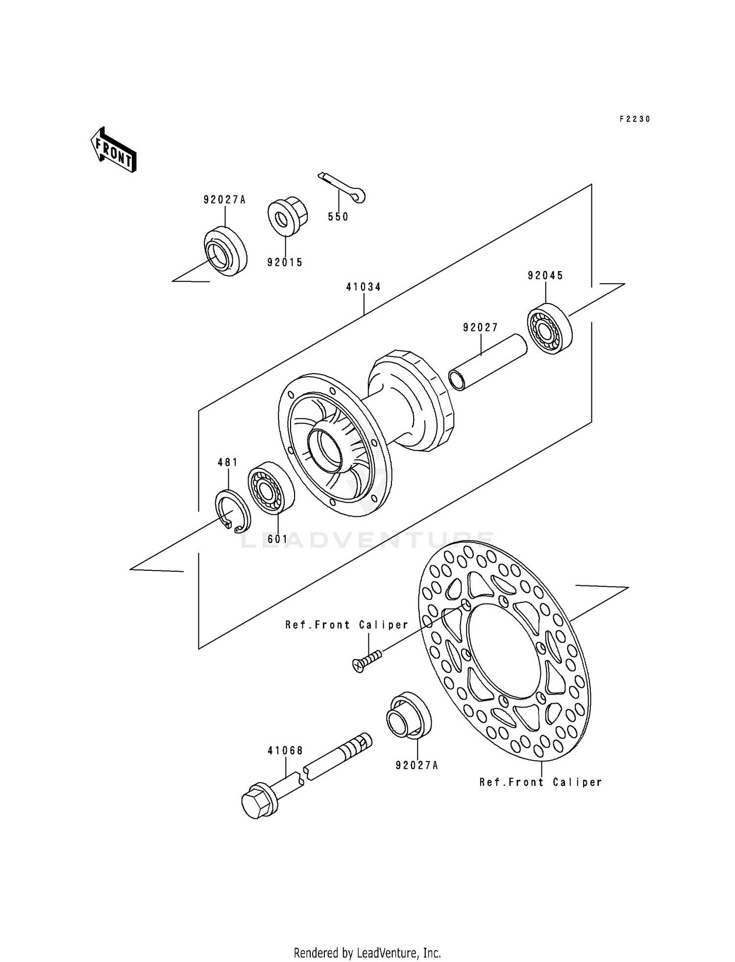 FRONT HUB