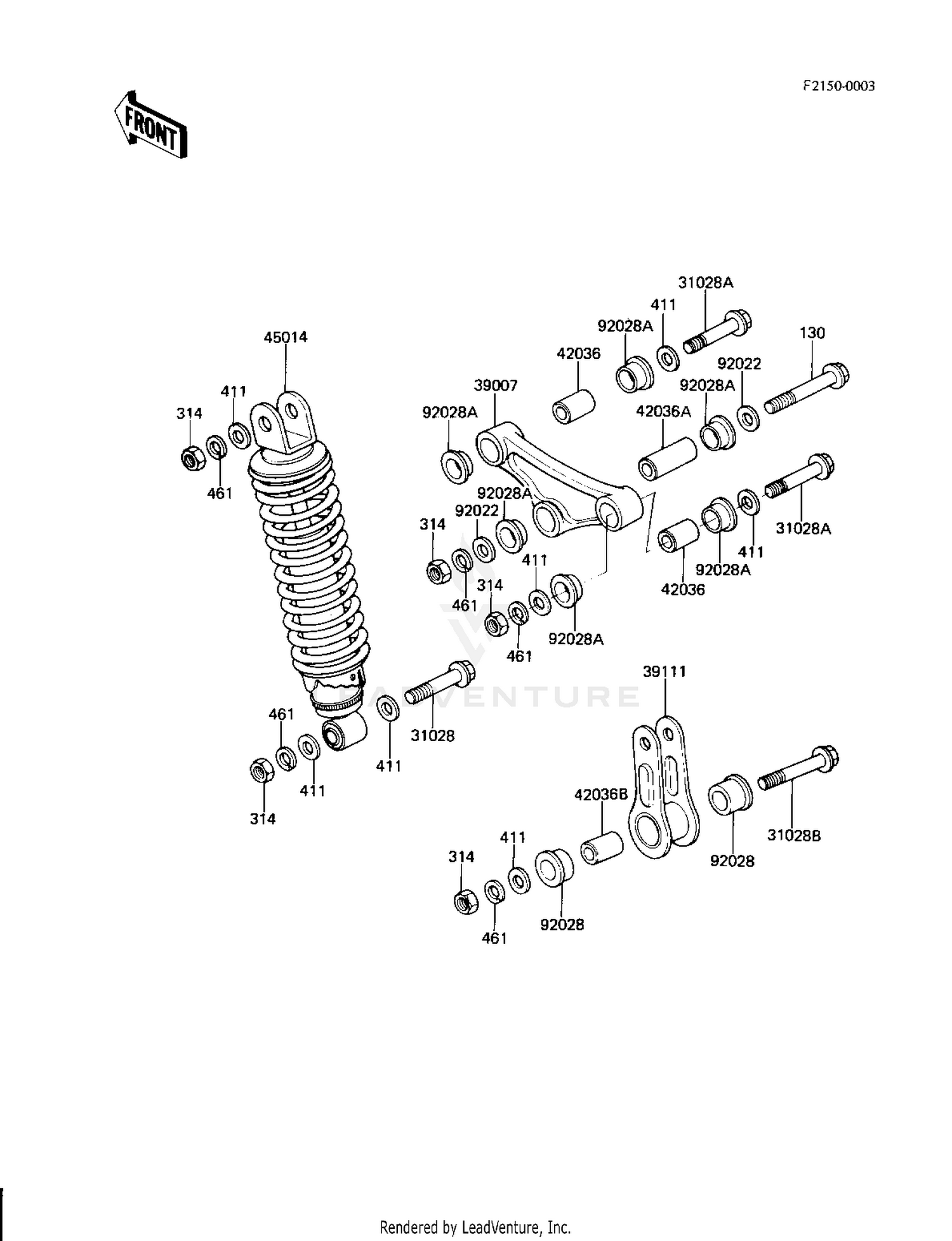 REAR SUSPENSION/SHOCK ABSORBER