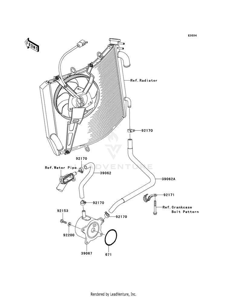 Oil Cooler Schematic