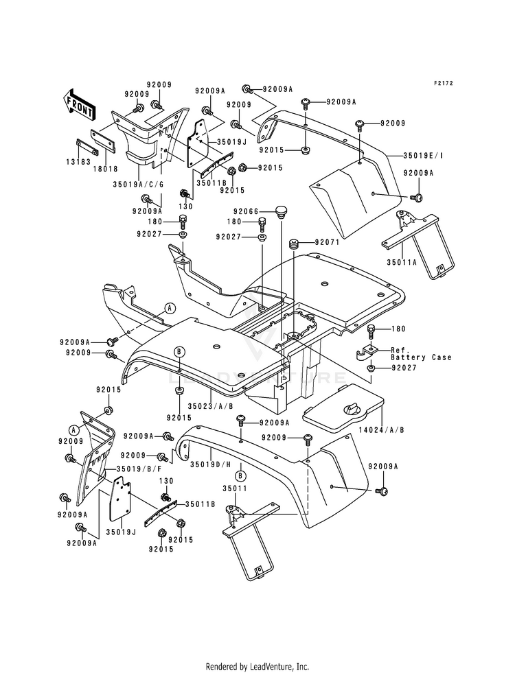 Rear Fender Schematic
