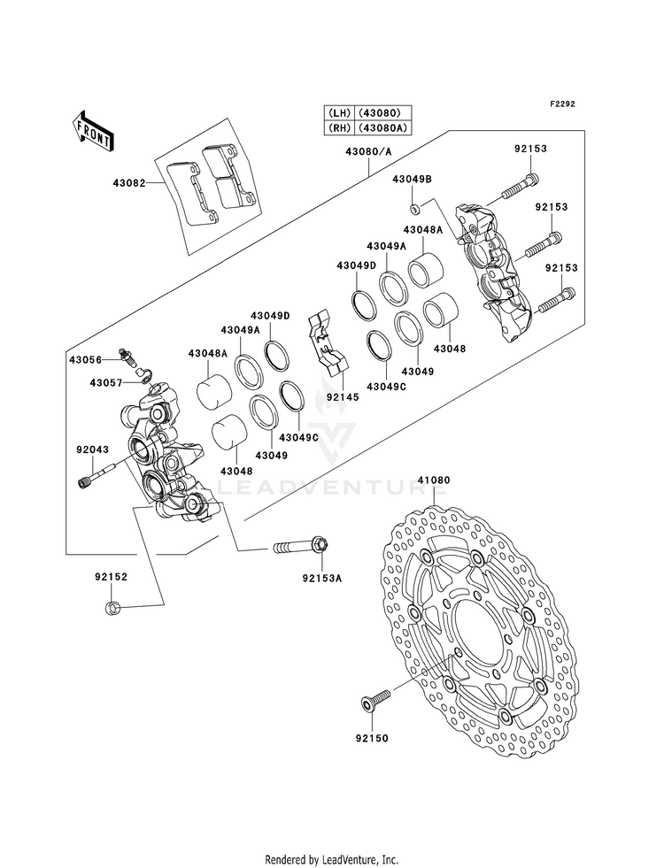 Front Brake Schematic