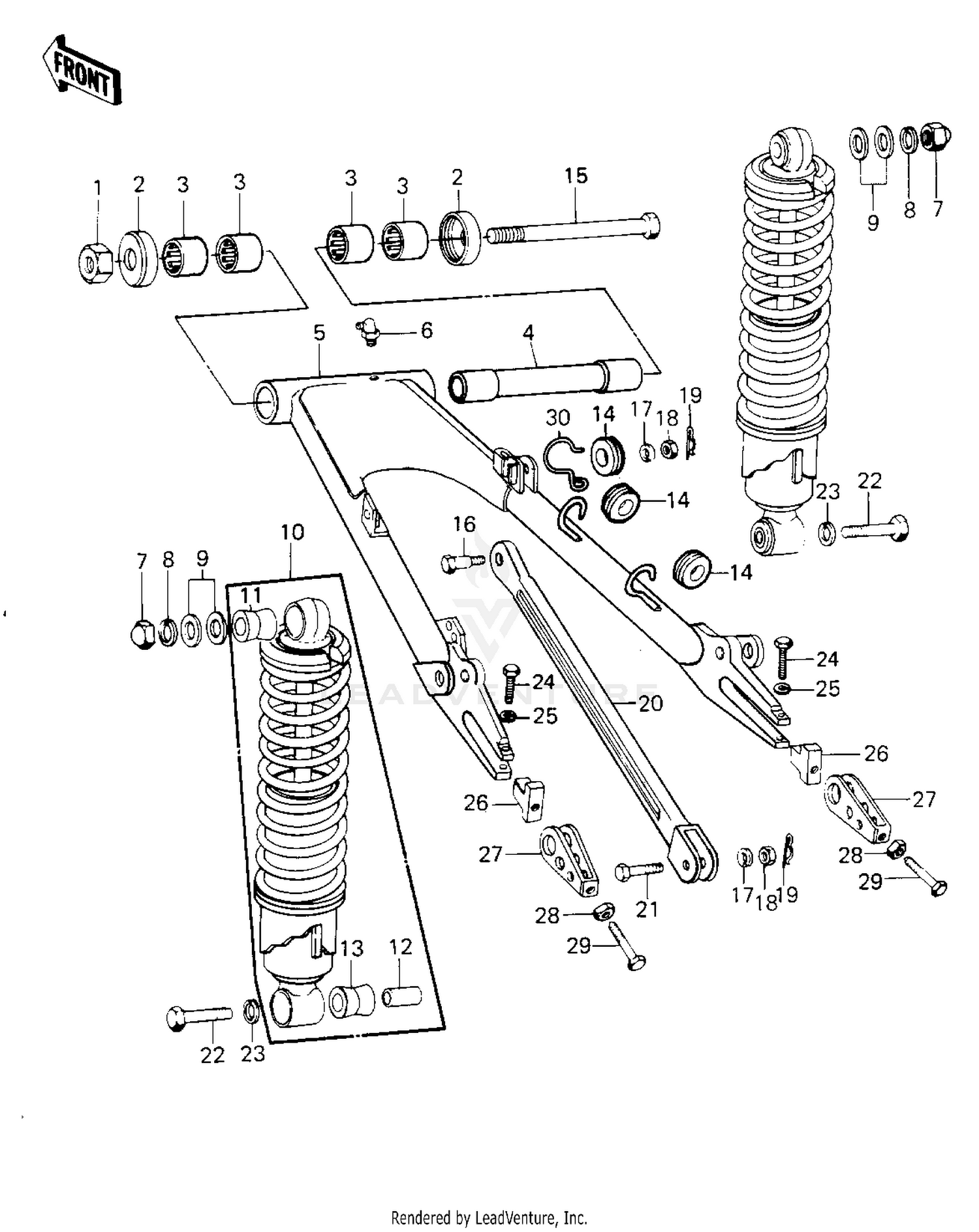 SWING ARM/SHOCK ABSORBERS