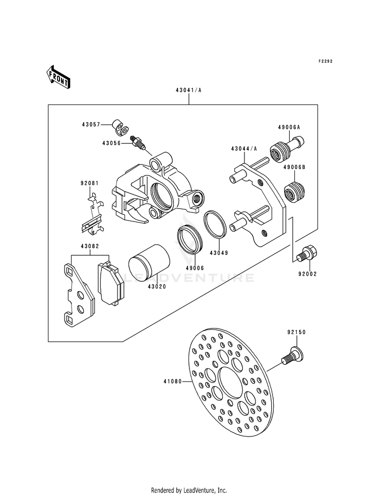 Front Brake Schematic