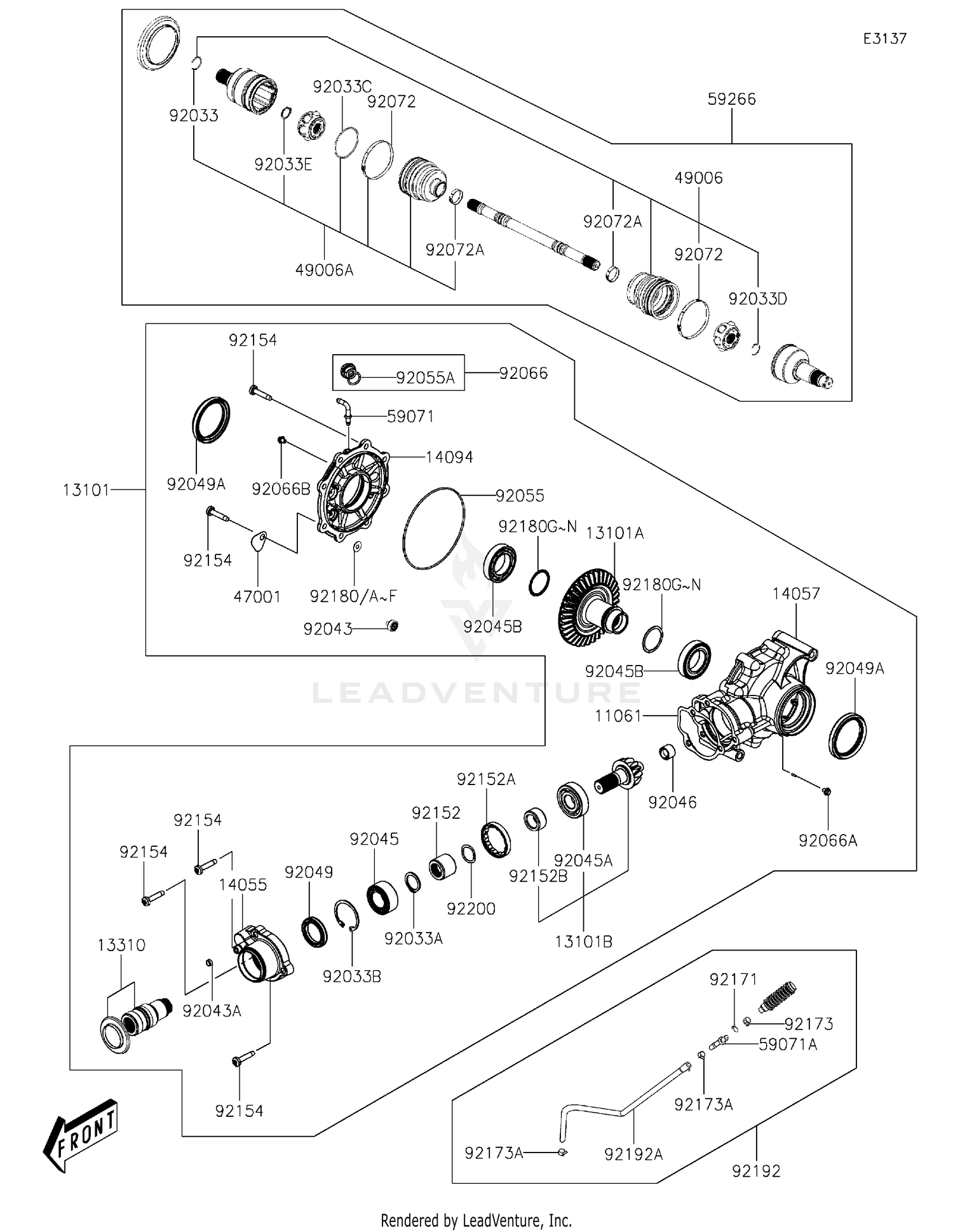 Drive Shaft-Rear