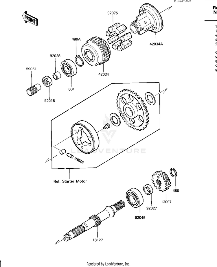 Secondary Shaft Schematic