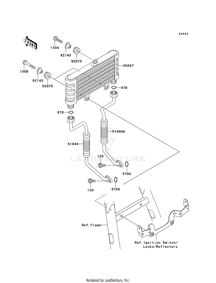 Oil Cooler Schematic