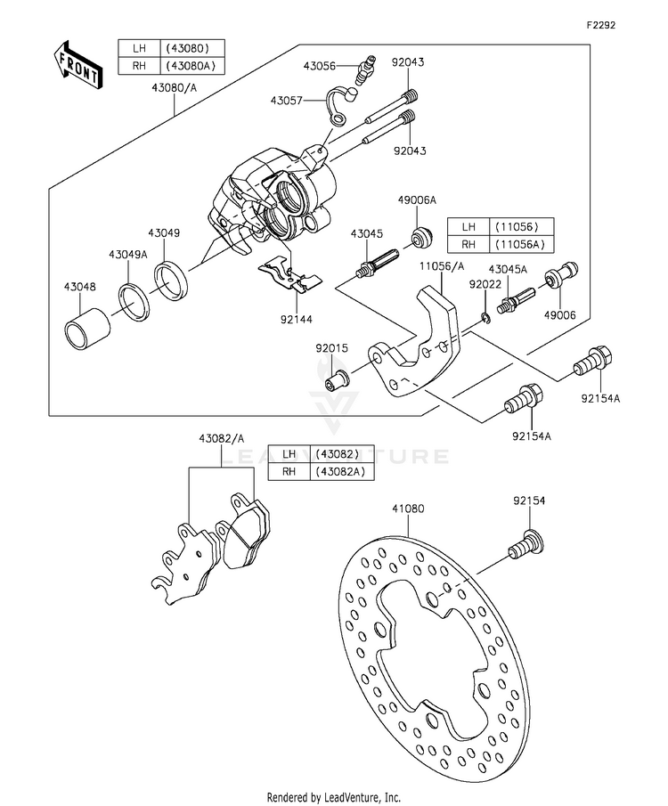 Front Brake Schematic