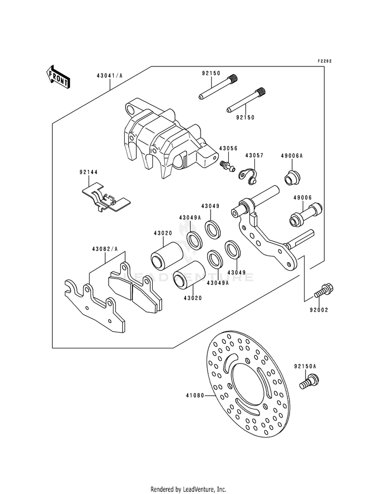 Front Brake Schematic