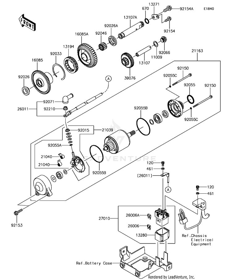 Starter Motor Schematic