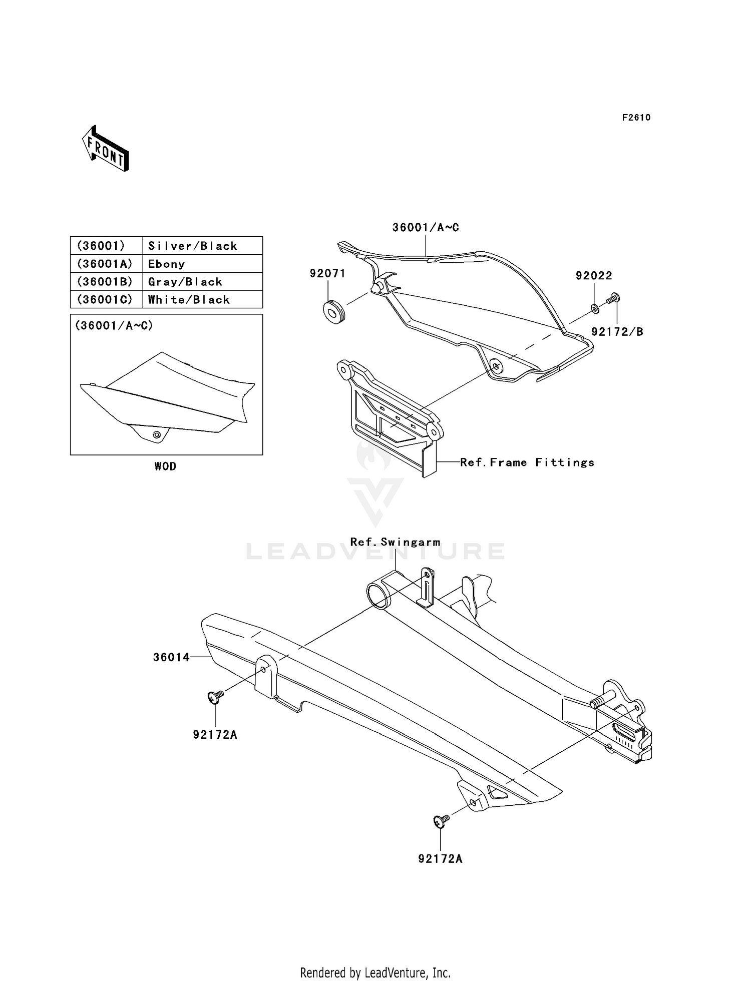 SIDE COVERS/CHAIN COVER