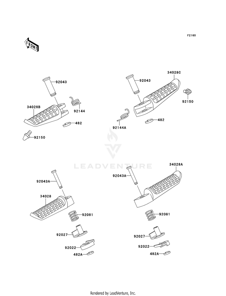 Footrests Schematic
