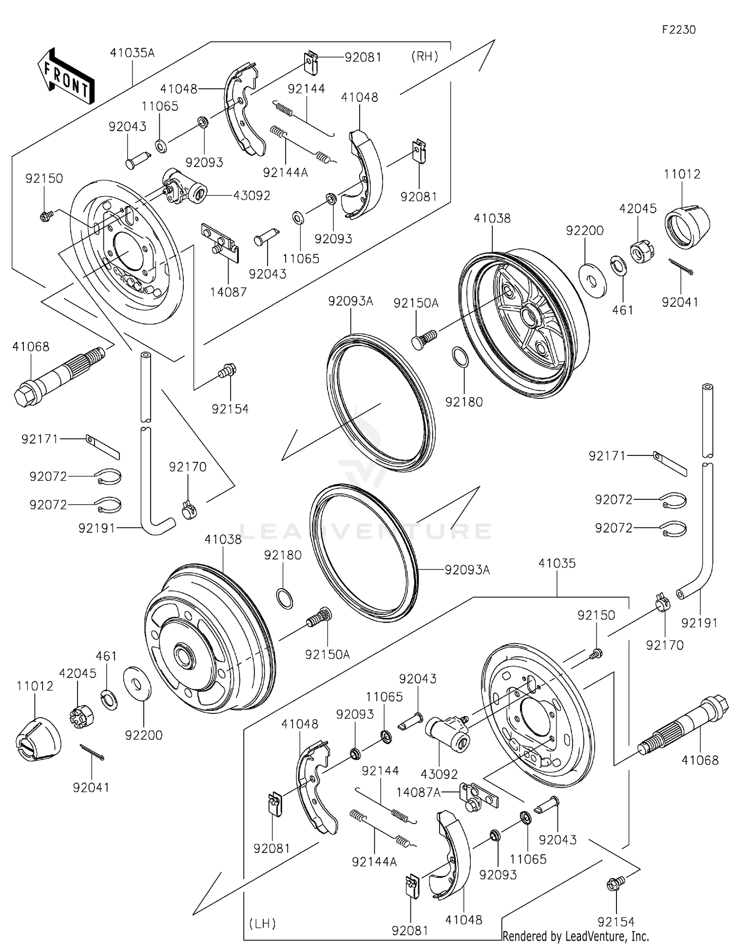 Front Hubs/Brakes