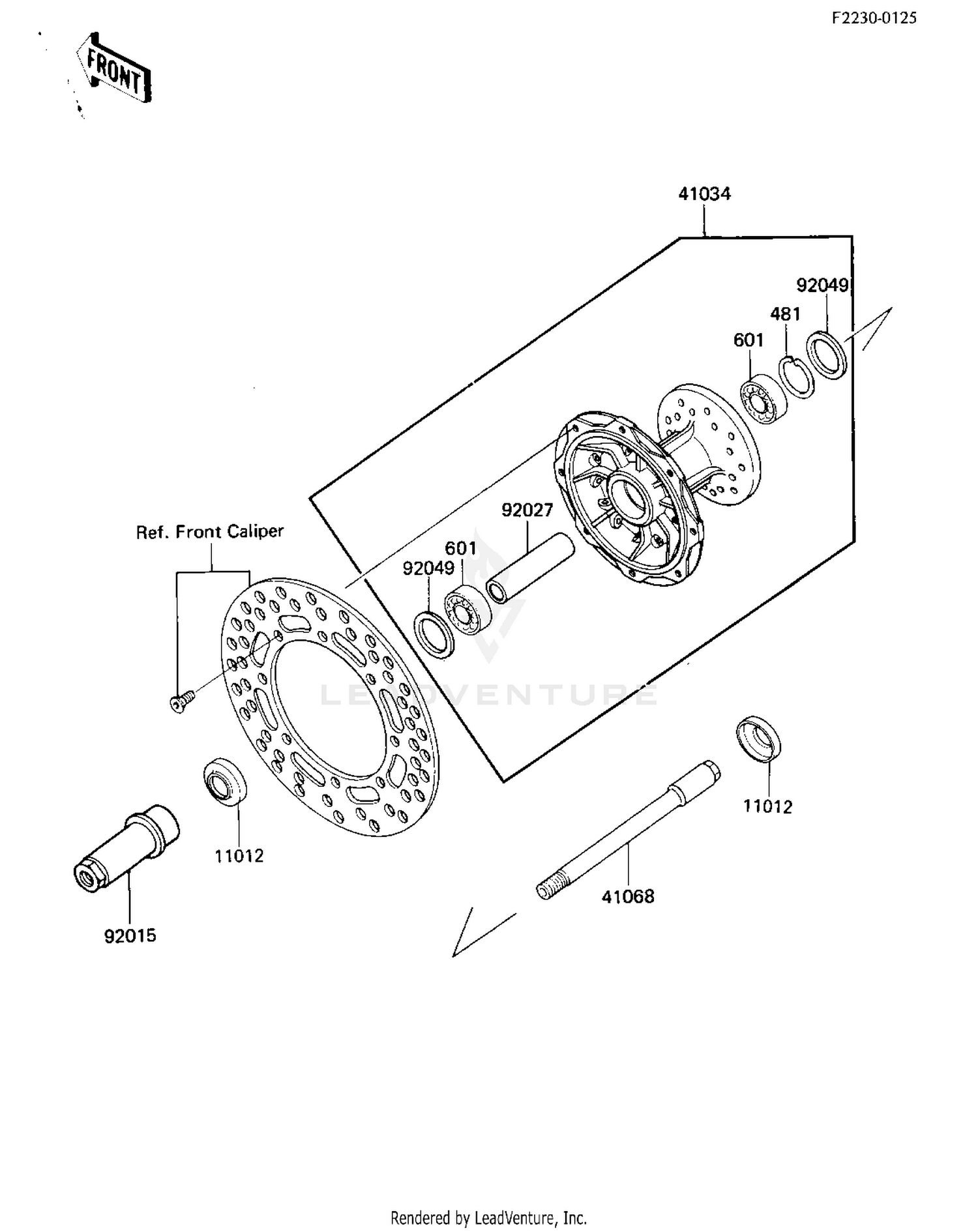 FRONT HUB