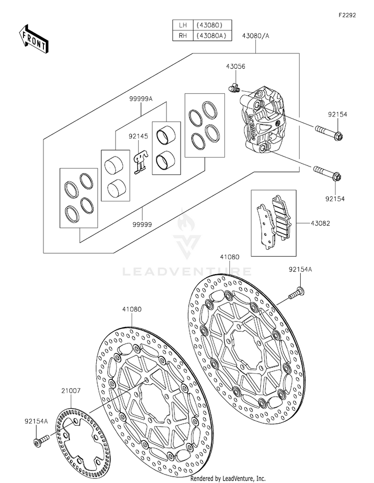 Front Brake Schematic