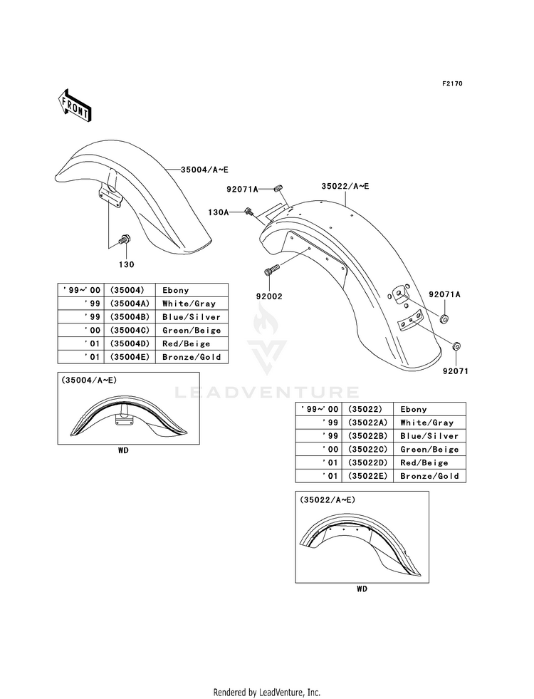 Fenders (Vn1500-E2-E4) Schematic