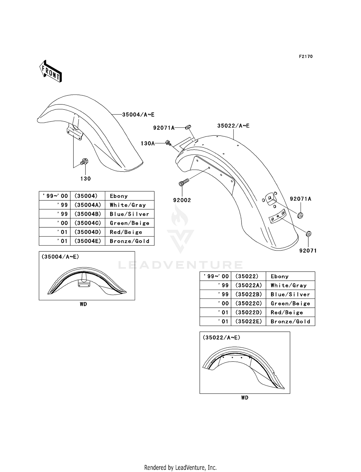 FENDERS (VN1500-E2-E4)