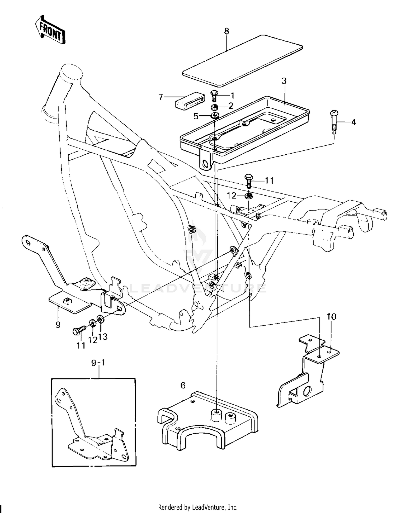 BATTERY CASE/ELECTRO BRACKET