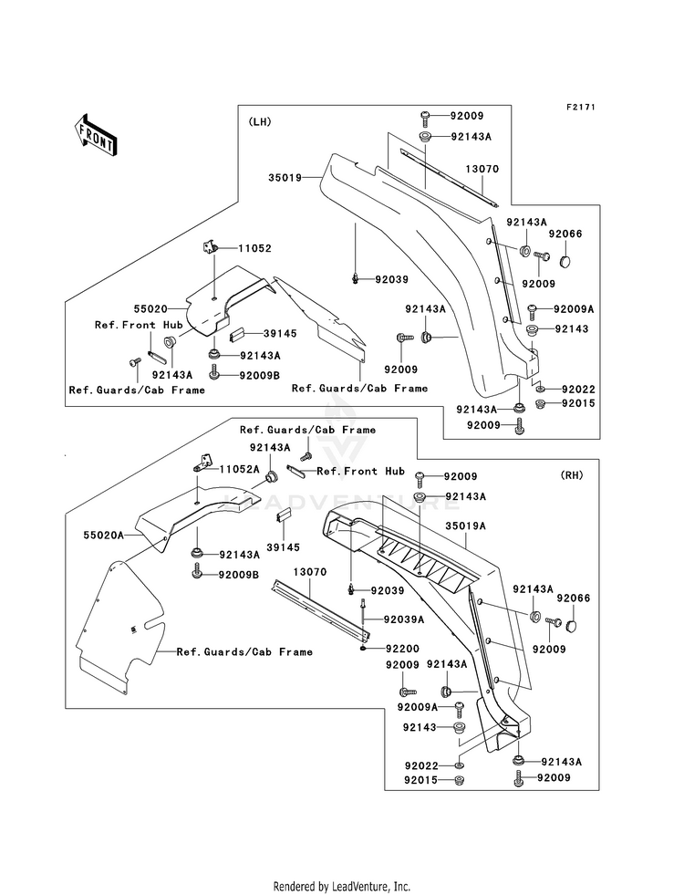 Front Fender(S) Schematic
