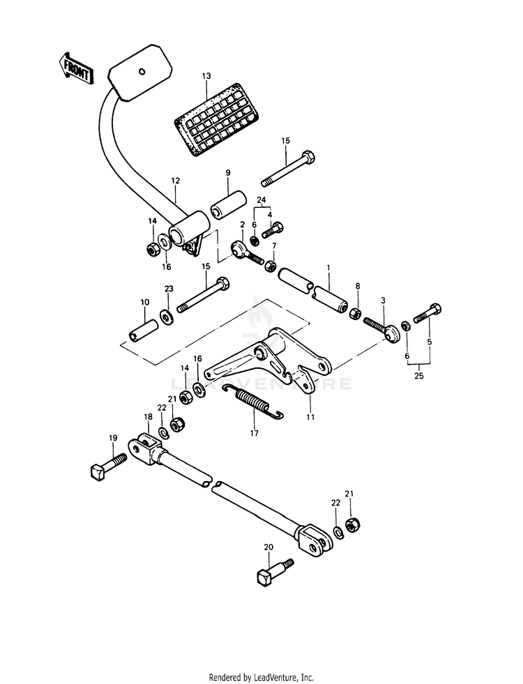 Brake Pedal Schematic