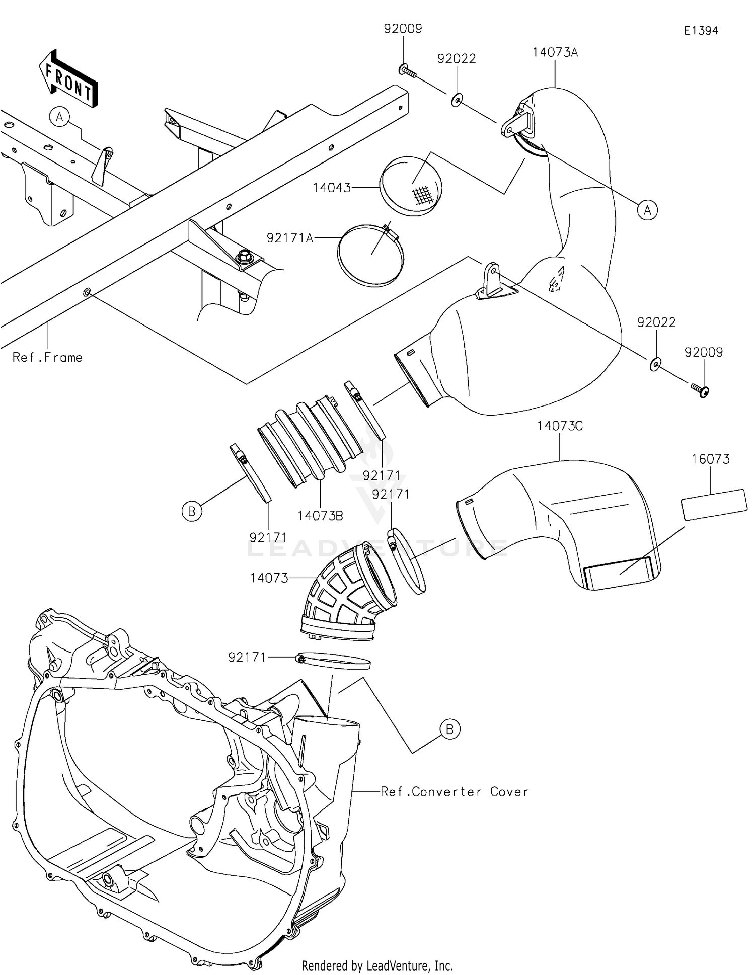 Air Cleaner-Belt Converter
