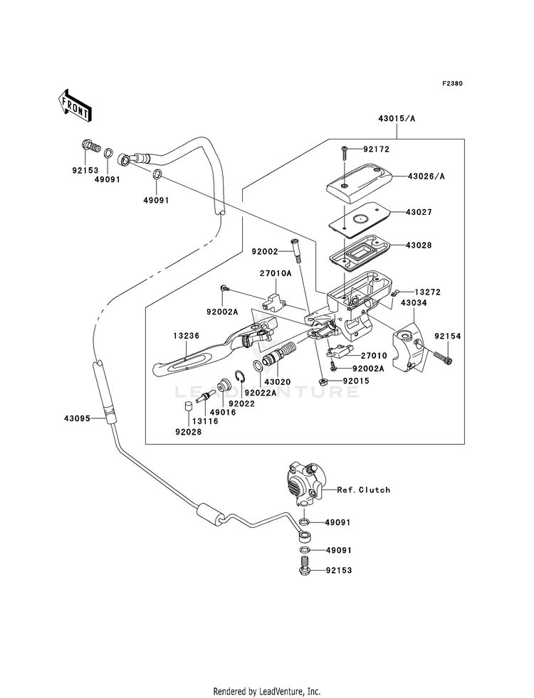 Clutch Master Cylinder Schematic
