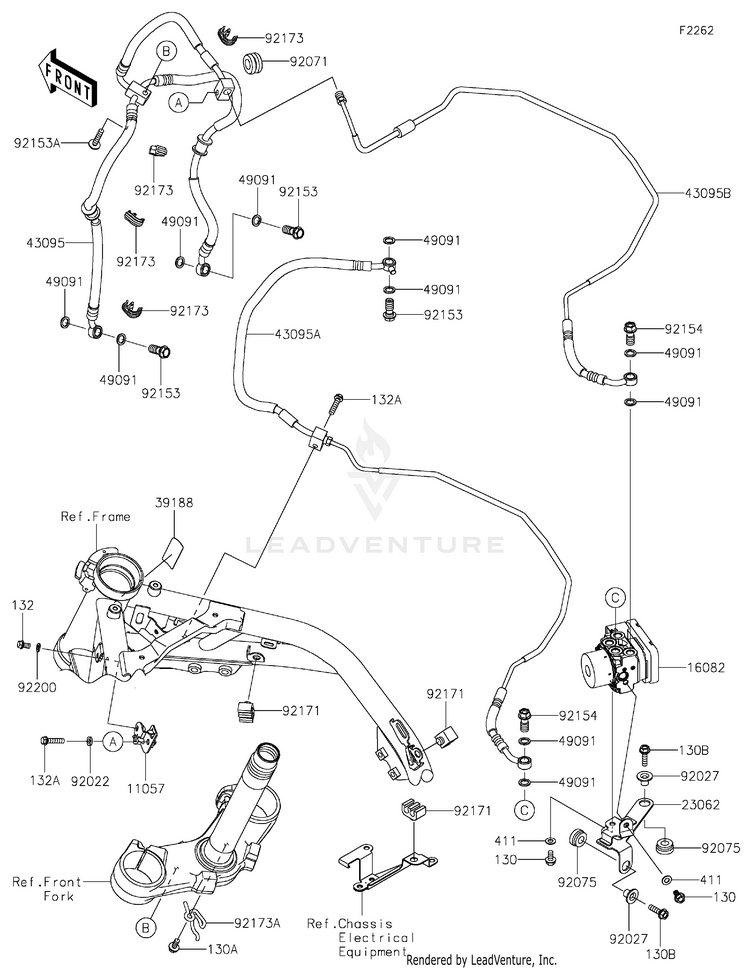 Brake Piping Schematic