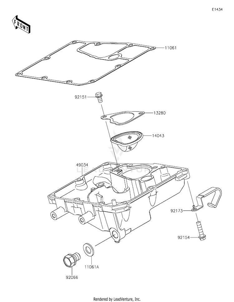 Oil Pan Schematic
