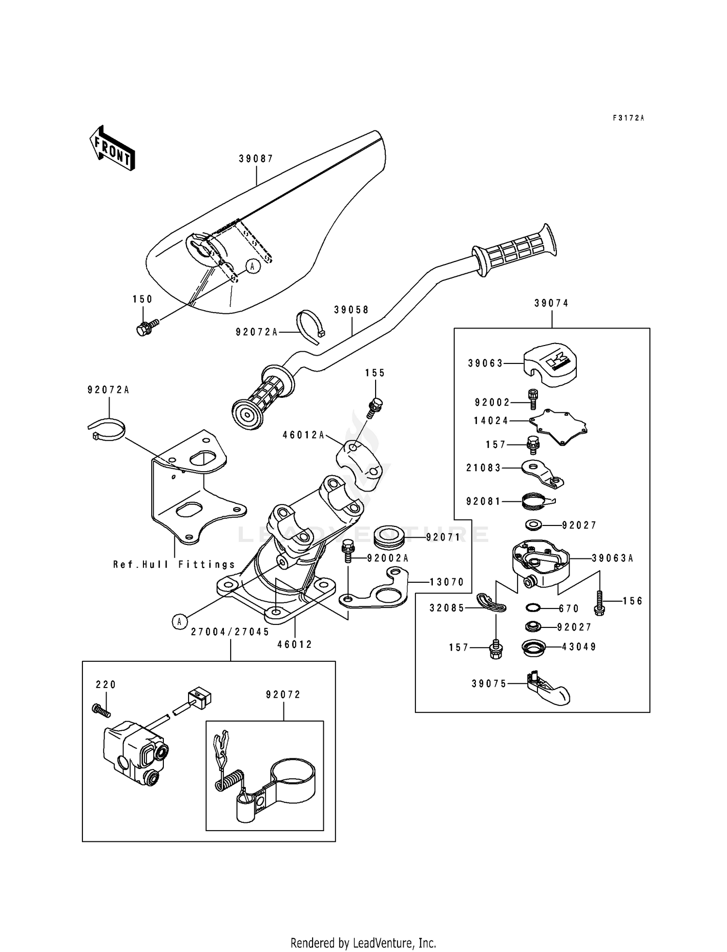 HANDLEBAR (JH750-B2/B3)