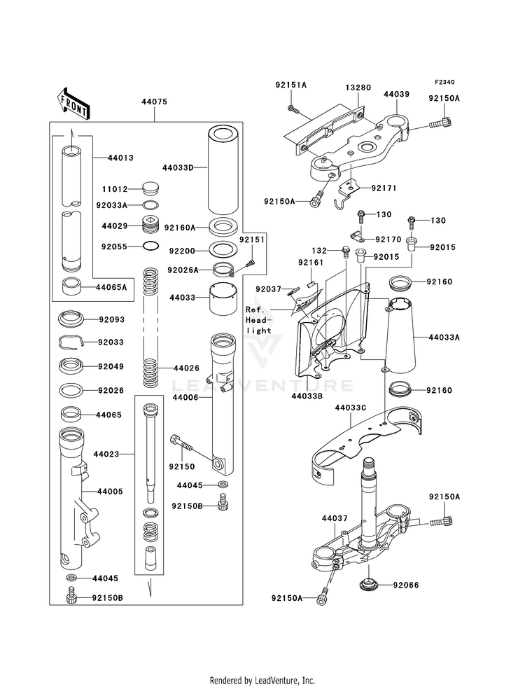 Front Fork Schematic