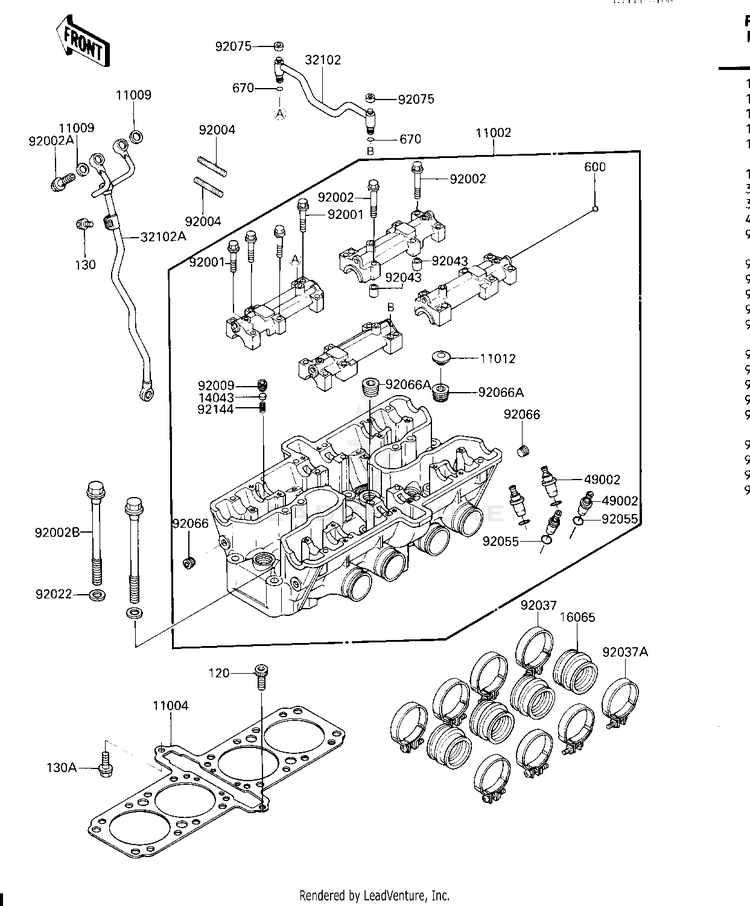 Cylinder Head Schematic