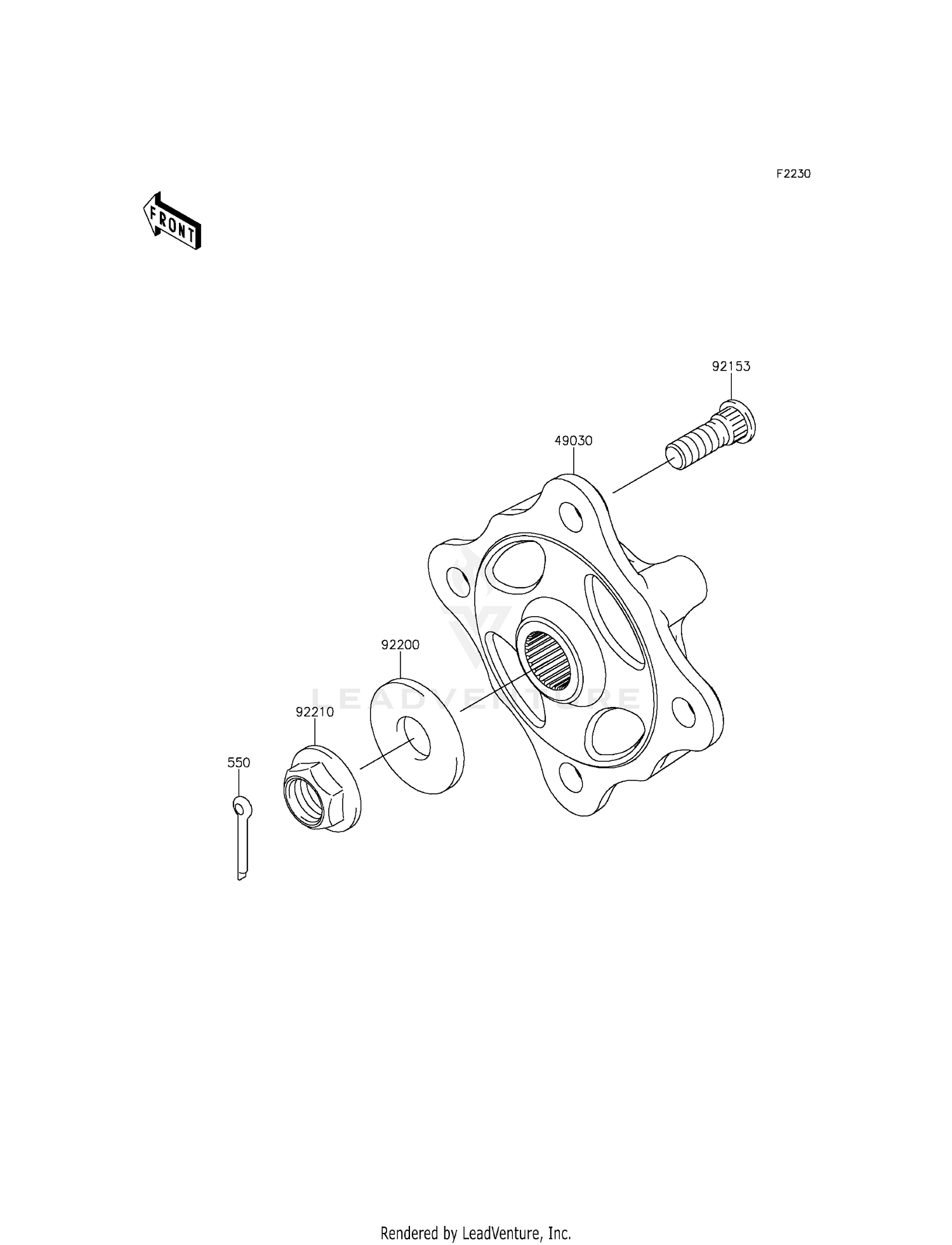 FRONT HUBS/BRAKES