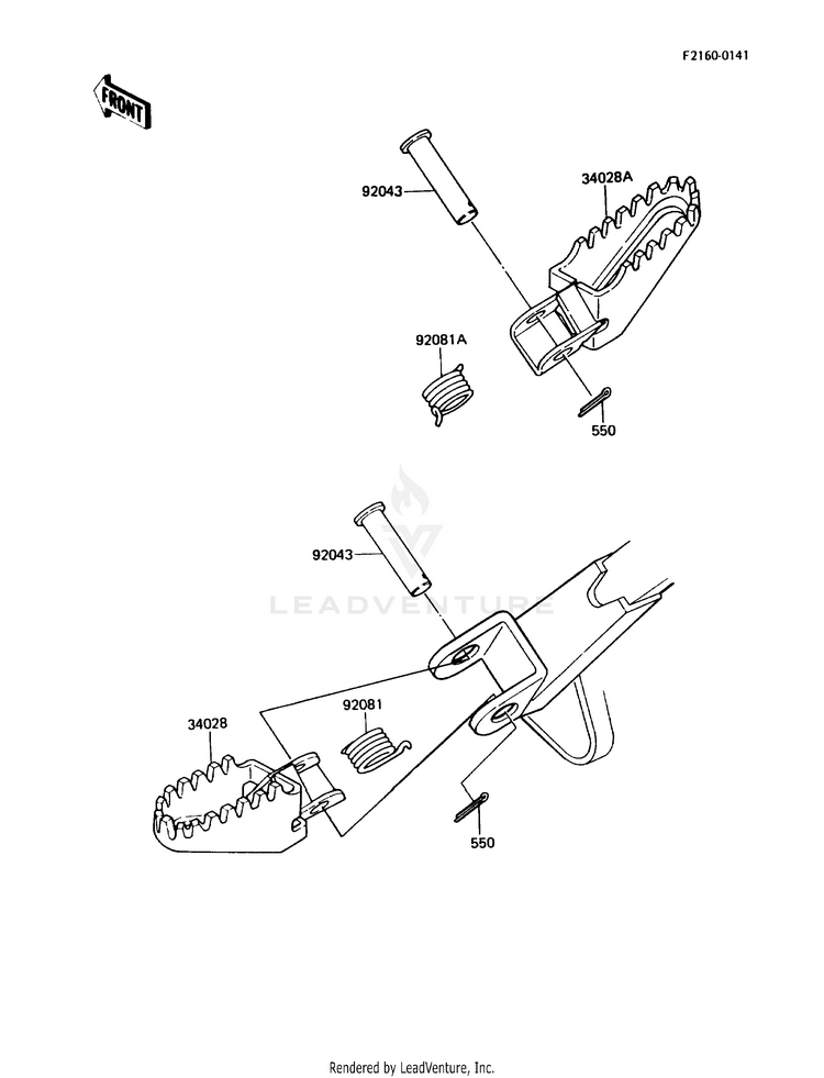 Footrests Schematic