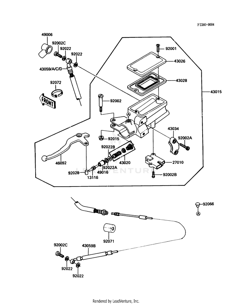 Clutch Master Cylinder Schematic