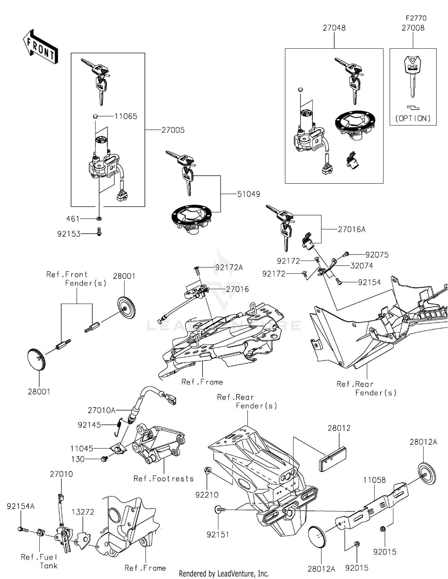 Ignition Switch/Locks/Reflectors
