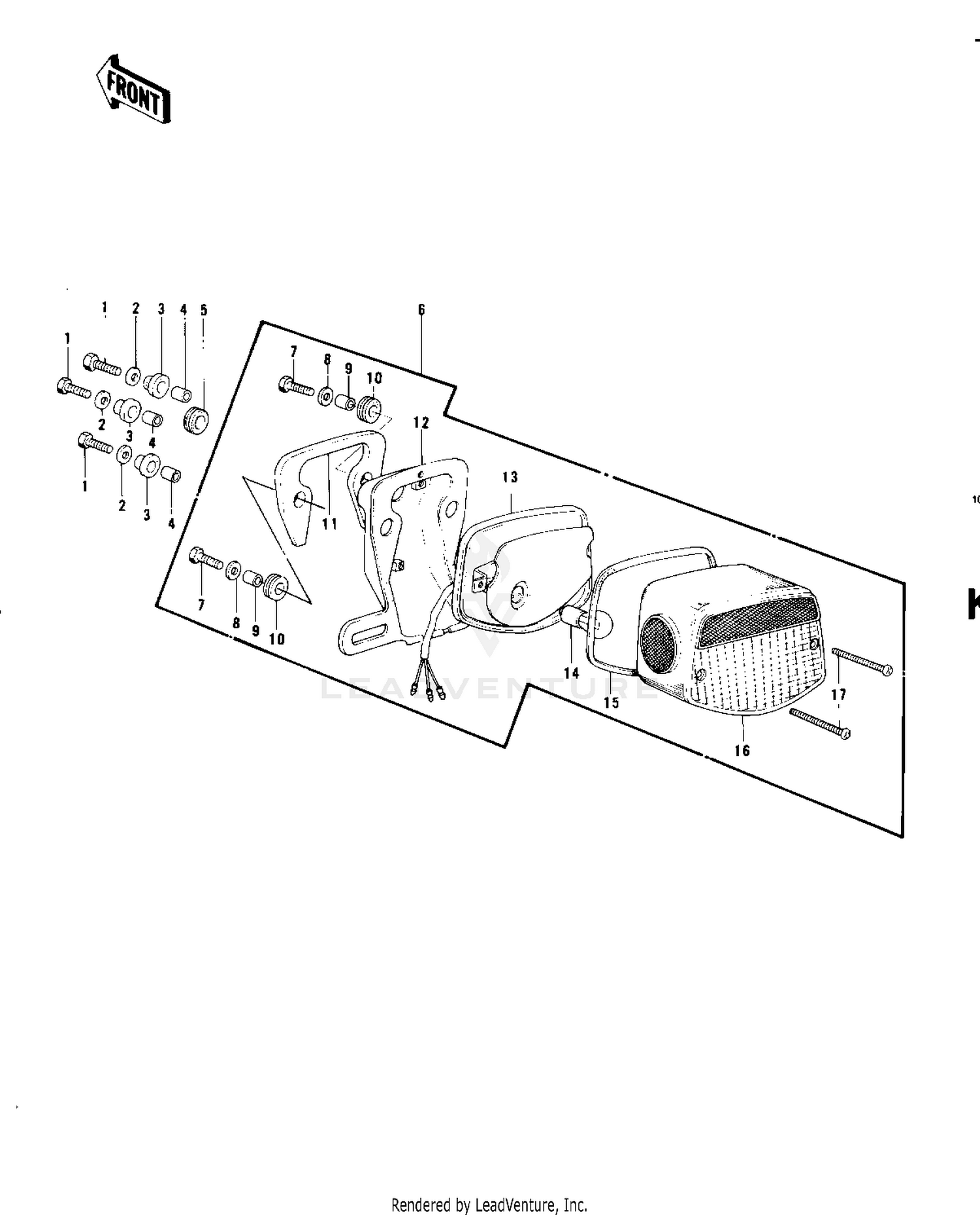 TAILLIGHT (KZ750-B1/B2/B3)