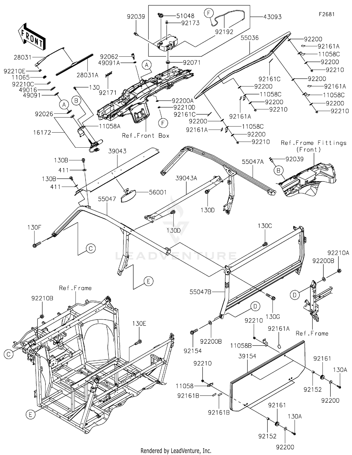 Guards/Cab Frame