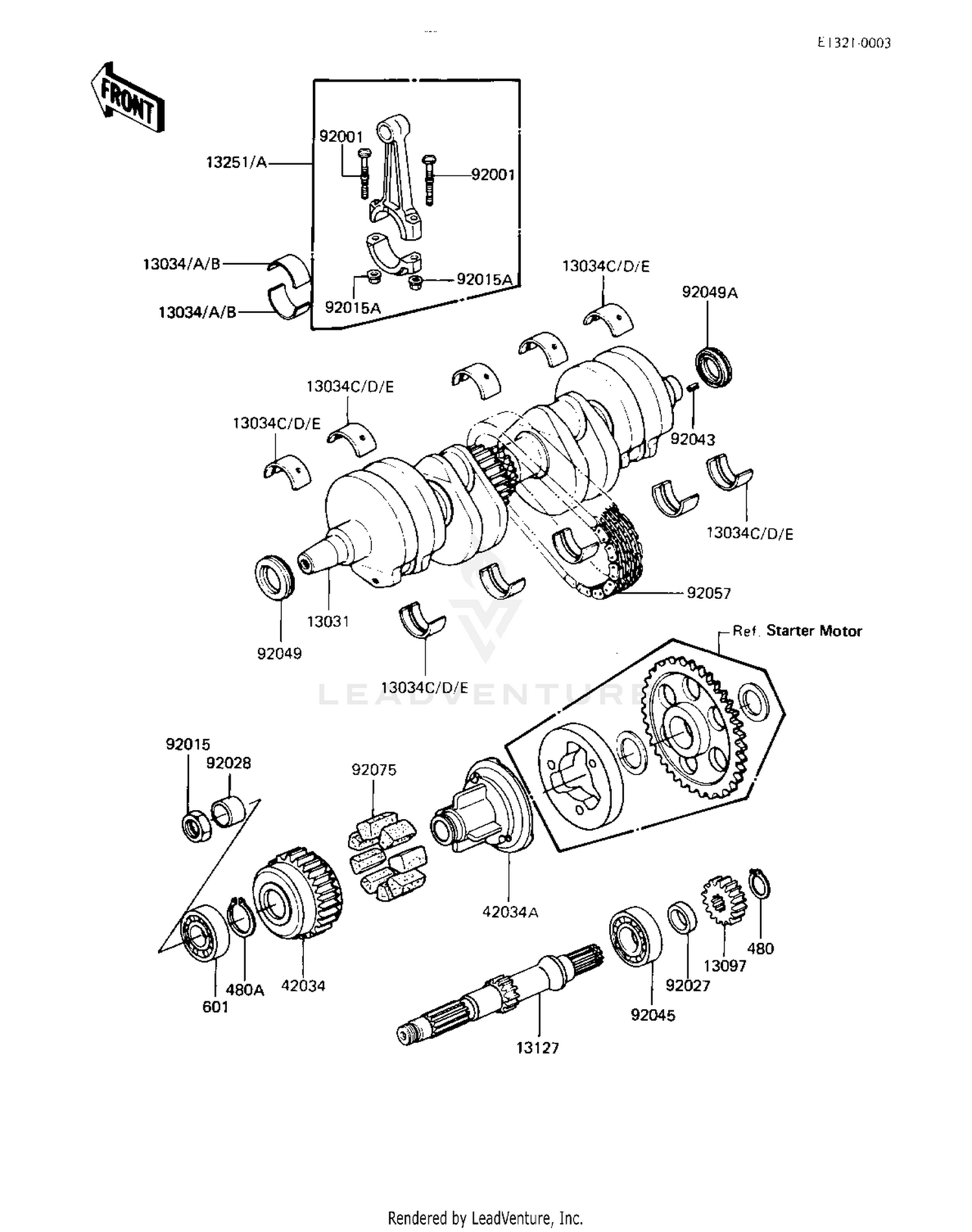 CRANKSHAFT/SECONDARY SHAFT