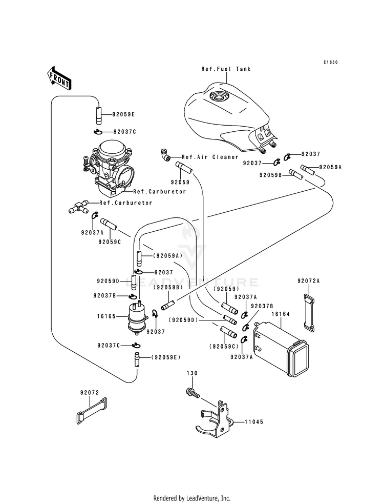 Fuel Evaporative System Schematic