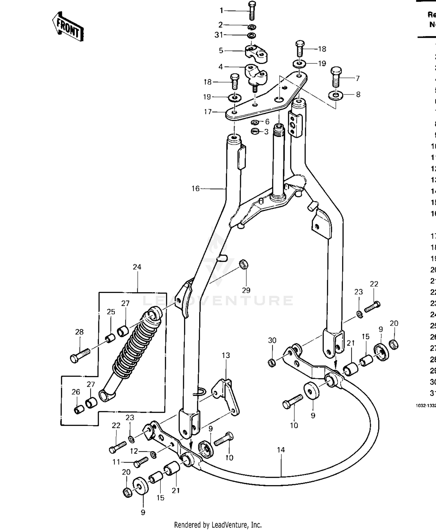 FRONT FORK ('83 C1)