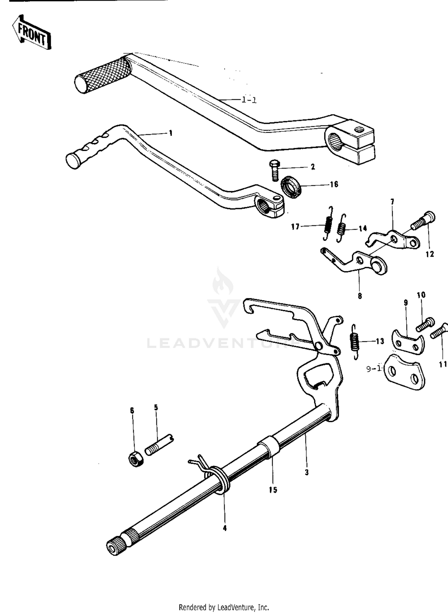 GEAR CHANGE MECHANISM (74-76)