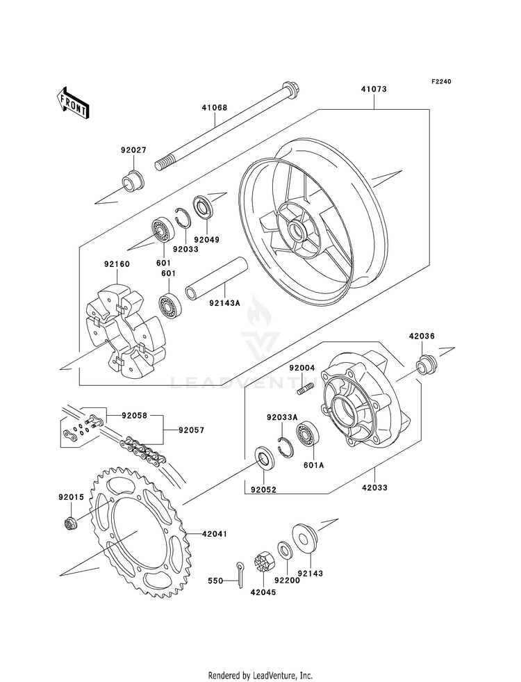 Rear Wheel/Chain Schematic