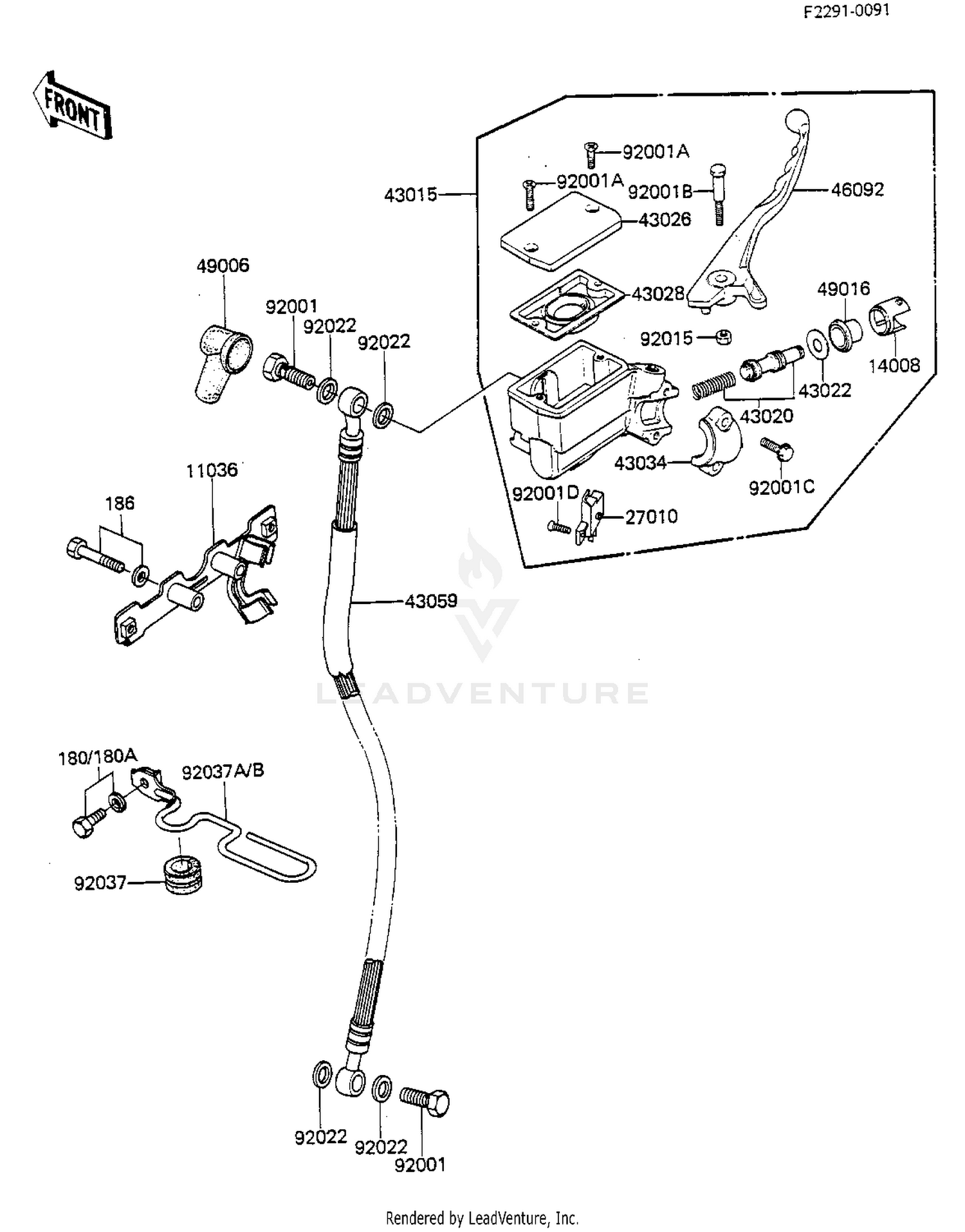 FRONT MASTER CYLINDER
