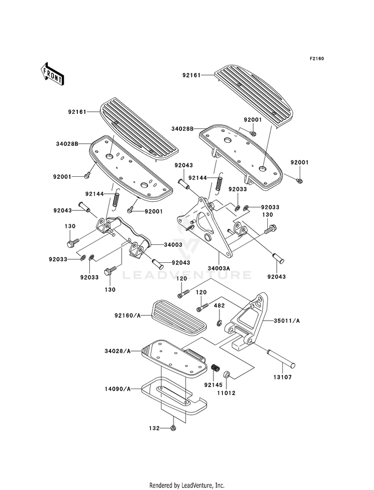 Footrests Schematic
